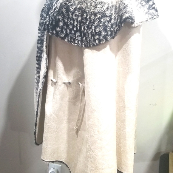 Chi by falchi vegan fur and suede luxe jacket - Picture 5 of 7